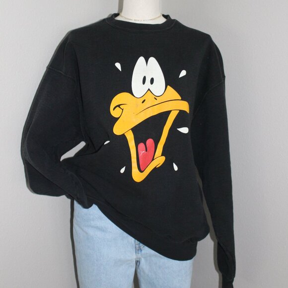 Vintage 1991 Daffy Duck Crew Neck - Picture 1 of 7